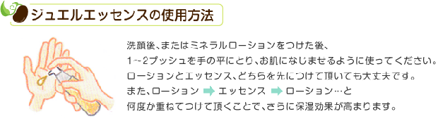 ジュエルエッセンスの使用方法
